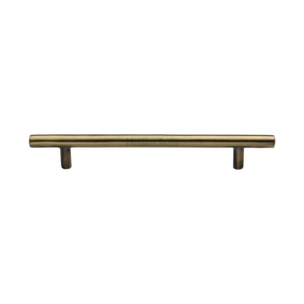 Heritage Brass Cabinet Pull T-Bar Design 203mm CTC Polished Brass Finish 1