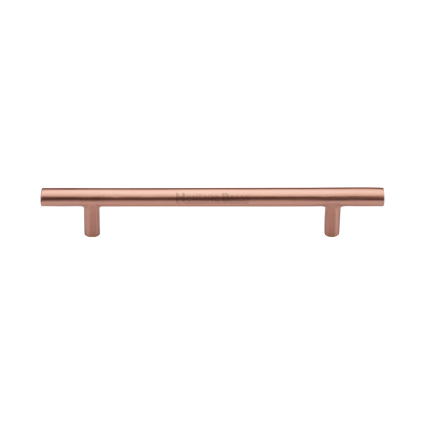 Heritage Brass Cabinet Pull T-Bar Design with 16mm Rose 101mm CTC Matt Bronze Finish 1