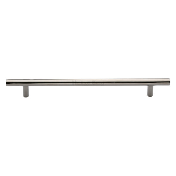 Heritage Brass Cabinet Pull T-Bar Design with 16mm Rose 101mm CTC Satin Nickel Finish 1