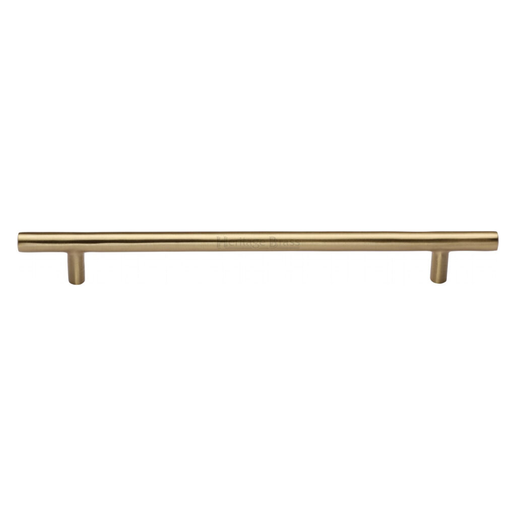 Heritage Brass Cabinet Pull T-Bar Design with 16mm Rose 101mm CTC Satin Rose Gold Finish 1