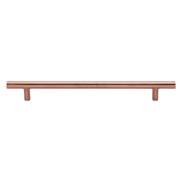 Heritage Brass Cabinet Pull T-Bar Design with 16mm Rose 128mm CTC Matt Bronze Finish 1