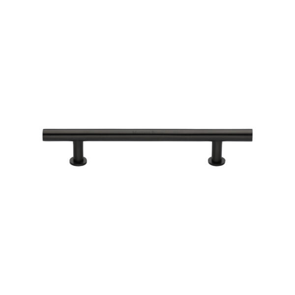 Heritage Brass Cabinet Pull T-Bar Design with 16mm Rose 160mm CTC Polished Nickel Finish 1