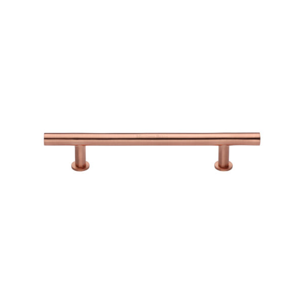 Heritage Brass Cabinet Pull T-Bar Design with 16mm Rose 203mm CTC Matt Bronze Finish 1