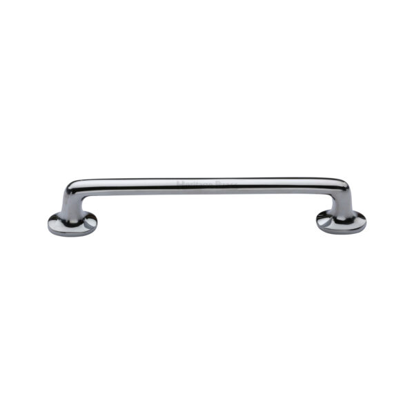 Heritage Brass Cabinet Pull Traditional Design 203mm CTC Satin Chrome Finish 1