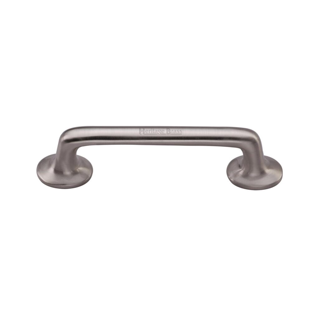 Heritage Brass Cabinet Pull Traditional Design 96mm CTC Matt Black Finish 1