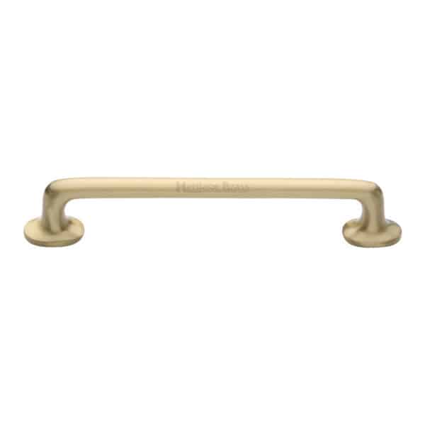 Heritage Brass Cabinet Pull Traditional Design 96mm CTC Satin Rose Gold Finish 1