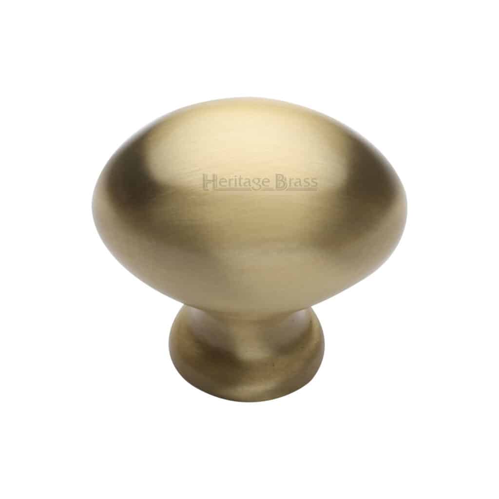 Heritage Brass Cabinet Knob Classic Square Design 32mm Matt Black finish 1