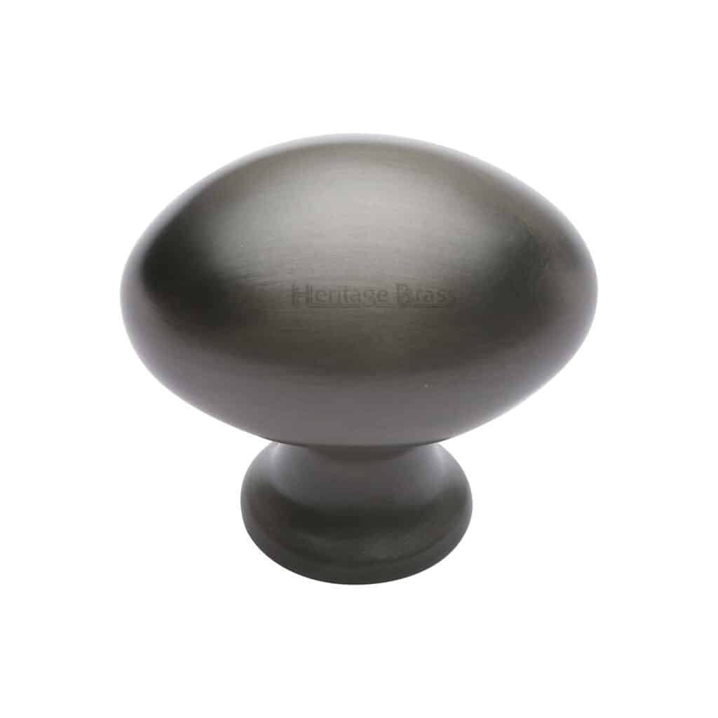 Heritage Brass Cabinet Knob Classic Square Design 32mm Satin Chrome finish 1