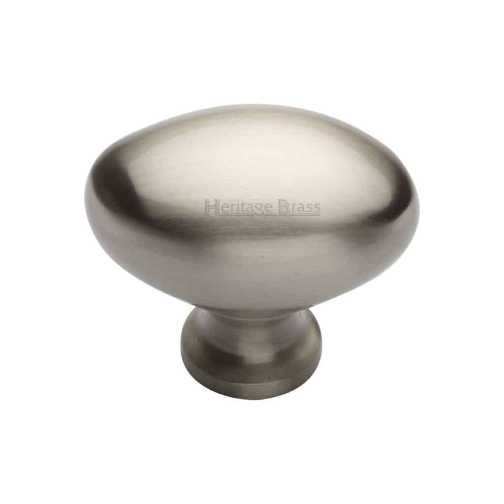 Heritage Brass Cabinet Knob Classic Square Design 40mm Polished Chrome finish 1