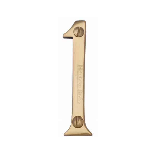 Heritage Brass Numeral 4 Face Fix 76mm (3") Matt Bronze finish 1