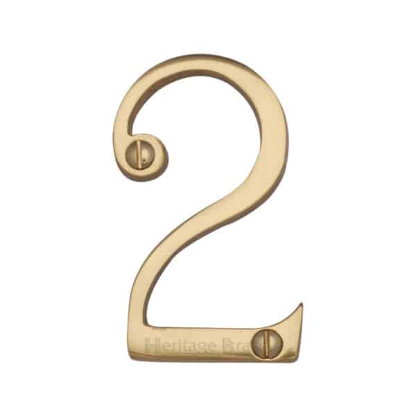 Heritage Brass Numeral 5 Face Fix 76mm (3") Matt Bronze finish 1