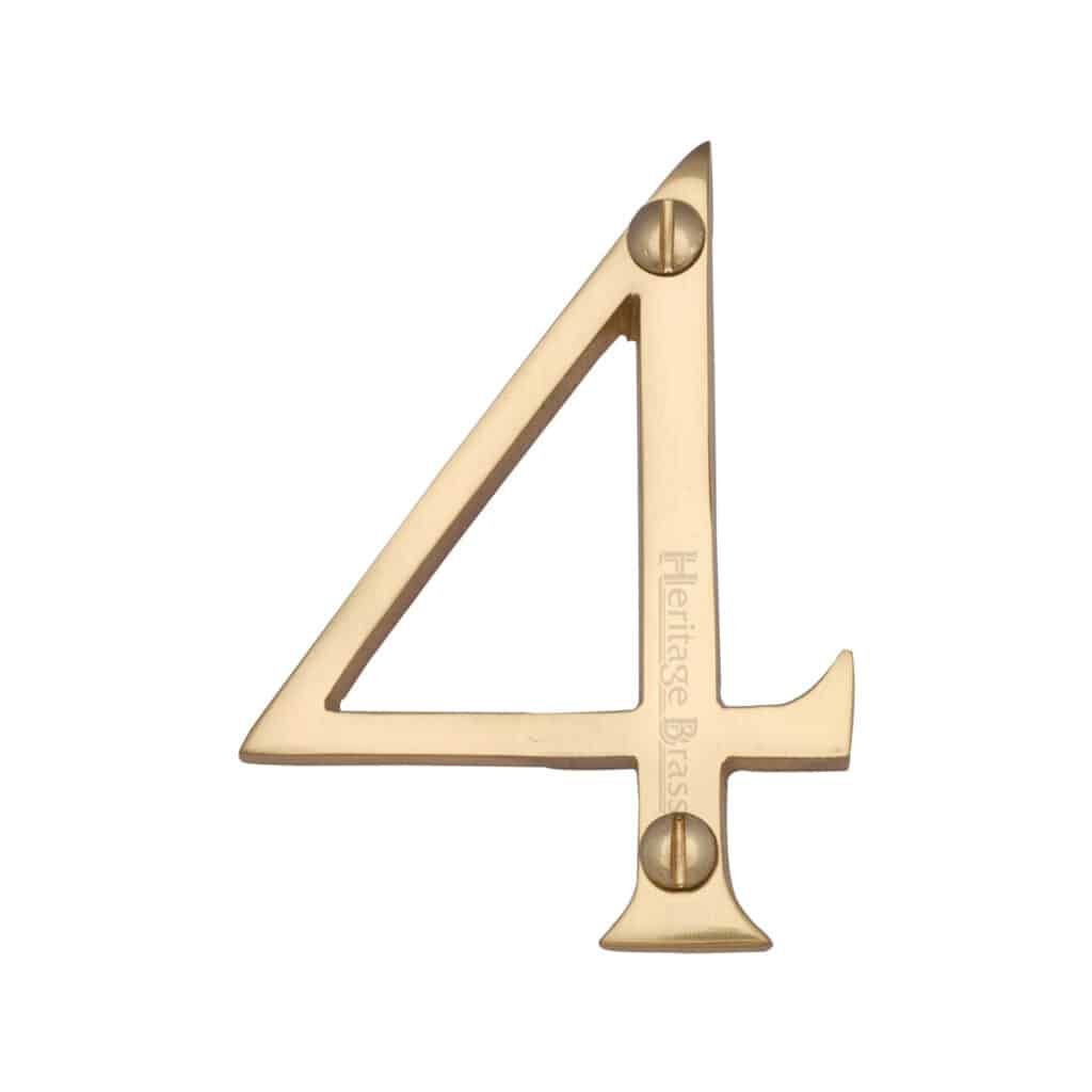 Heritage Brass Numeral 7 Face Fix 76mm (3") Matt Bronze finish 1