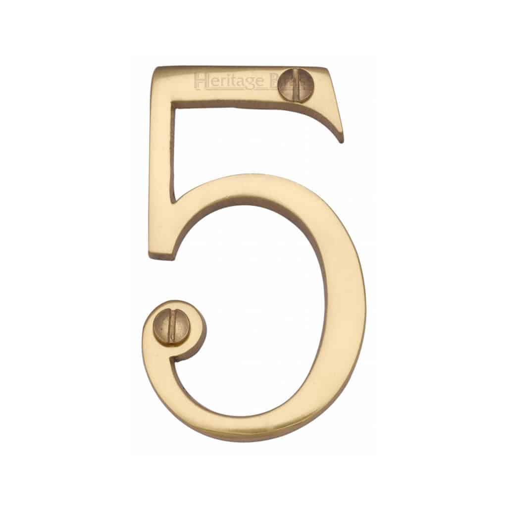 Heritage Brass Numeral 8 Face Fix 76mm (3") Matt Bronze finish 1