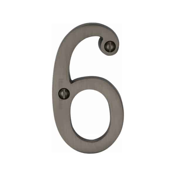 Heritage Brass Numeral 9 Face Fix 76mm (3") Antique Brass finish 1