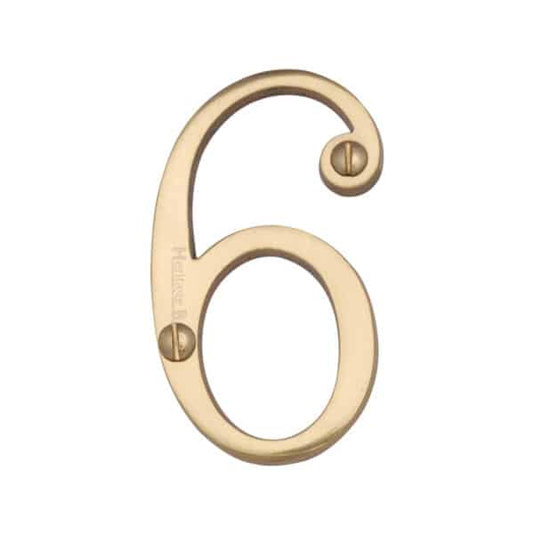 Heritage Brass Numeral 9 Face Fix 76mm (3") Matt Bronze finish 1