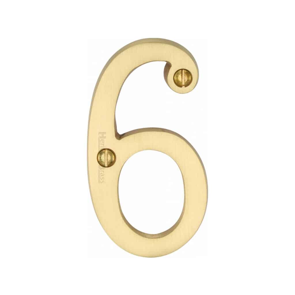 Heritage Brass Numeral 9 Face Fix 76mm (3") Polished Nickel finish 1