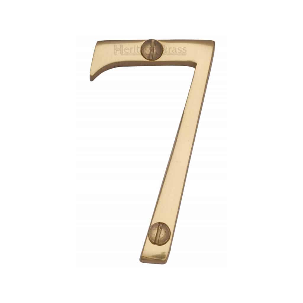 Heritage Brass Numeral 0 Face Fix 76mm (3") Matt Bronze finish 1