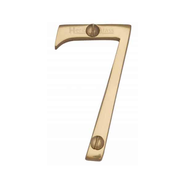 Heritage Brass Numeral 0 Face Fix 76mm (3") Matt Bronze finish 1