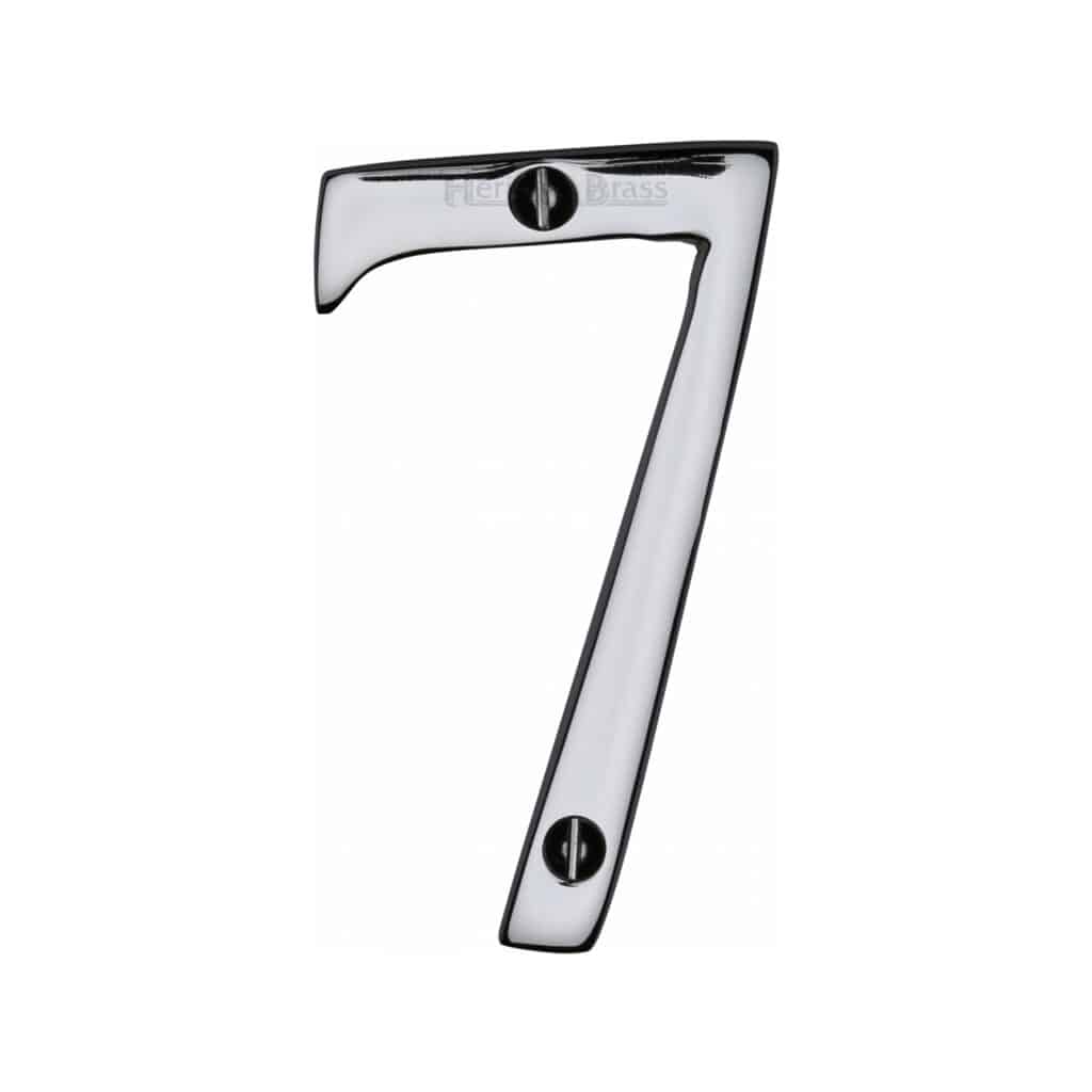 Heritage Brass Numeral 0 Face Fix 76mm (3") Polished Brass finish 1