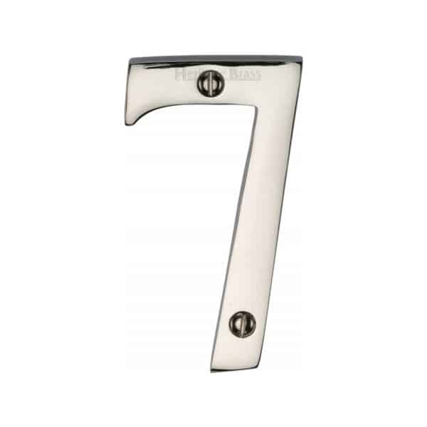 Heritage Brass Numeral 0 Face Fix 76mm (3") Polished Chrome finish 1