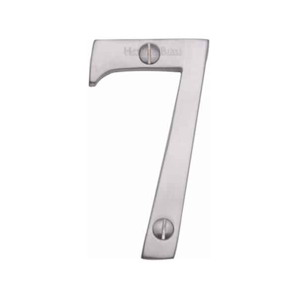 Heritage Brass Numeral 0 Face Fix 76mm (3") Satin Brass finish 1