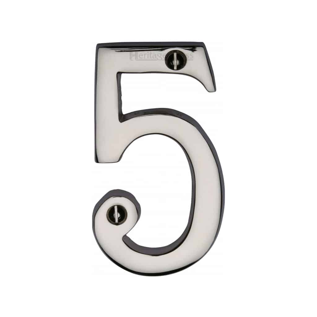 Heritage Brass Numeral 9 Face Fix 76mm (3") Antique Brass finish 1