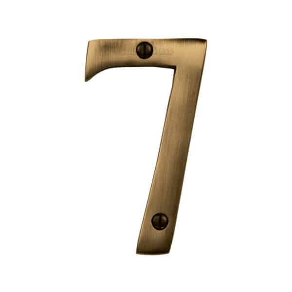 Heritage Brass Alphabet A Pin Fix 51mm (2") Satin Chrome Finish 1