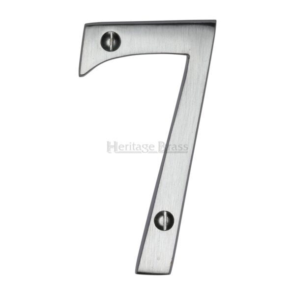 Heritage Brass Alphabet B Pin Fix 51mm (2") Polished Nickel Finish 1