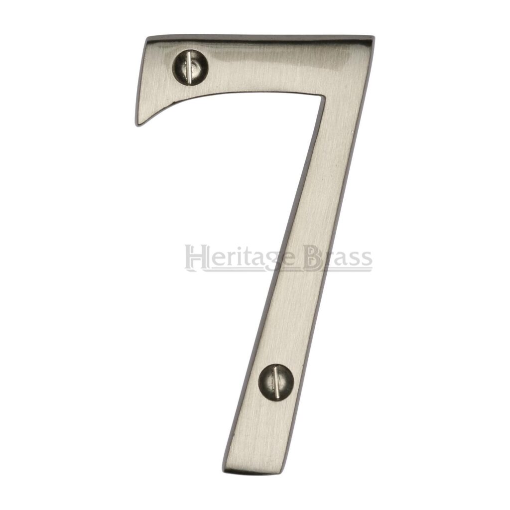 Heritage Brass Alphabet B Pin Fix 51mm (2") Satin Brass Finish 1