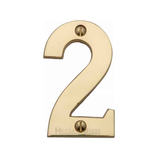 Heritage Brass Numeral 8 Face Fix 76mm (3") Satin Nickel finish 1