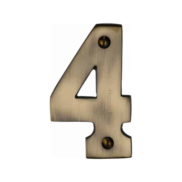 Heritage Brass Numeral 0 Face Fix 51mm (2") Polished Chrome finish 1