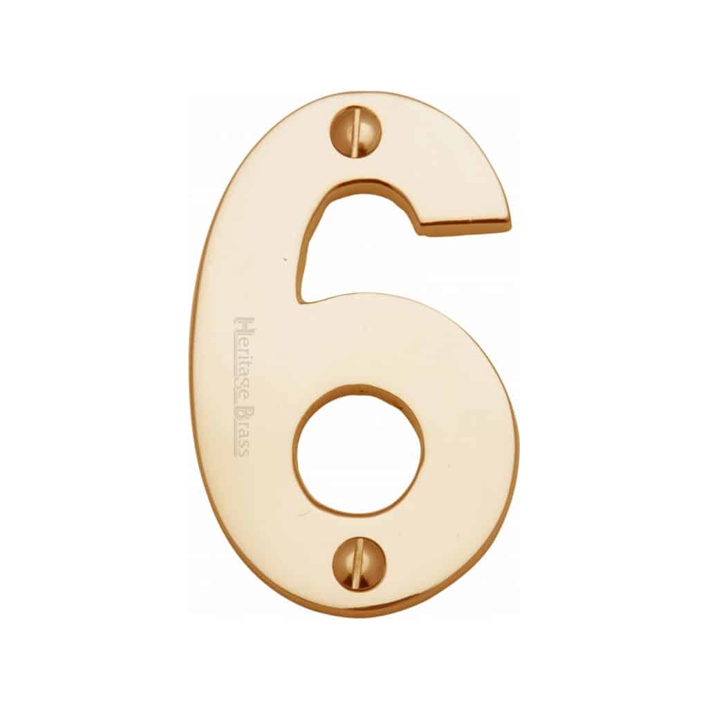 Heritage Brass Numeral 1 Face Fix 51mm (2") Satin Chrome finish 1