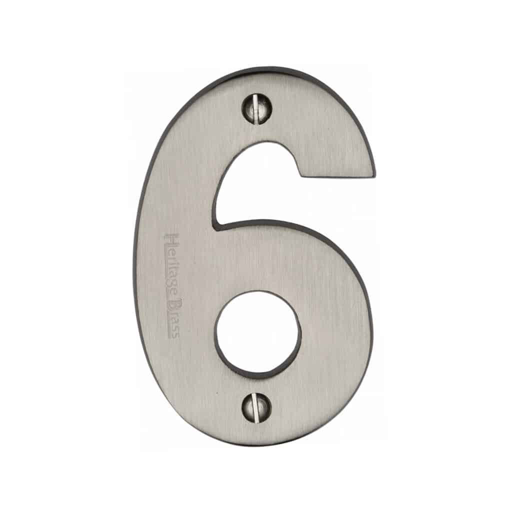 Heritage Brass Numeral 2 Face Fix 51mm (2") Matt Bronze finish 1