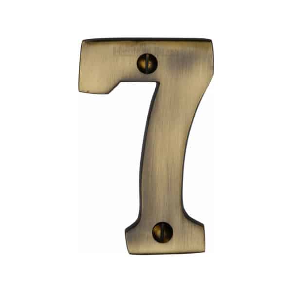 Heritage Brass Numeral 2 Face Fix 51mm (2") Polished Brass finish 1