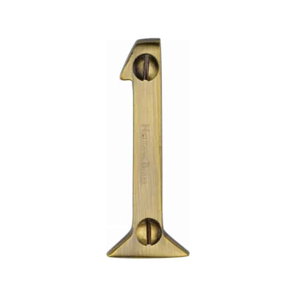 Heritage Brass Numeral 5 Face Fix 51mm (2") Matt Bronze finish 1