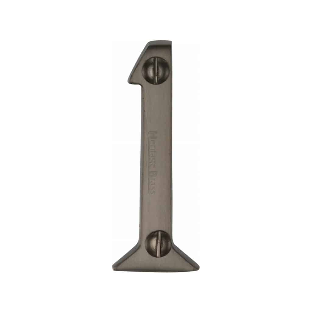 Heritage Brass Numeral 5 Face Fix 51mm (2") Polished Brass finish 1