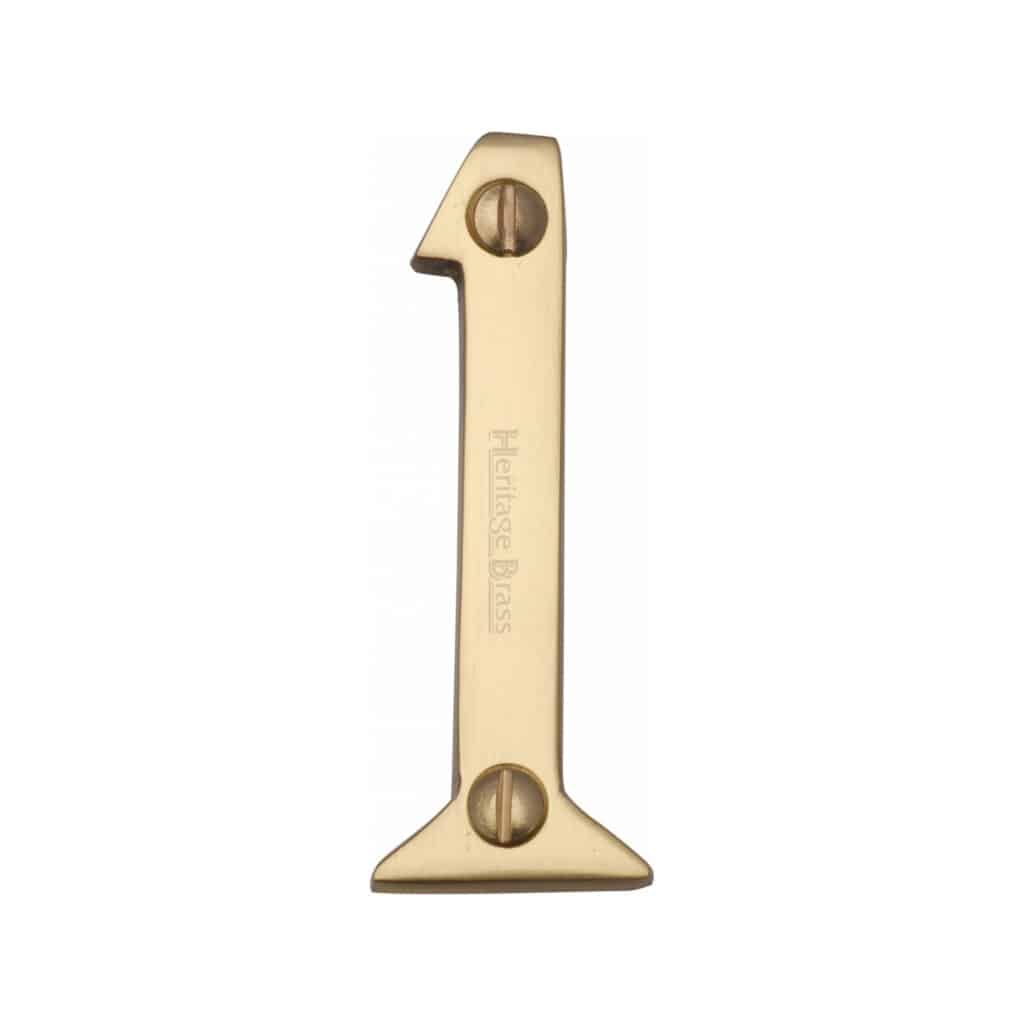 Heritage Brass Numeral 5 Face Fix 51mm (2") Polished Chrome finish 1