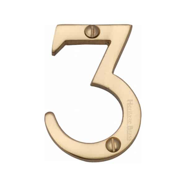 Heritage Brass Numeral 7 Face Fix 51mm (2") Polished Chrome finish 1