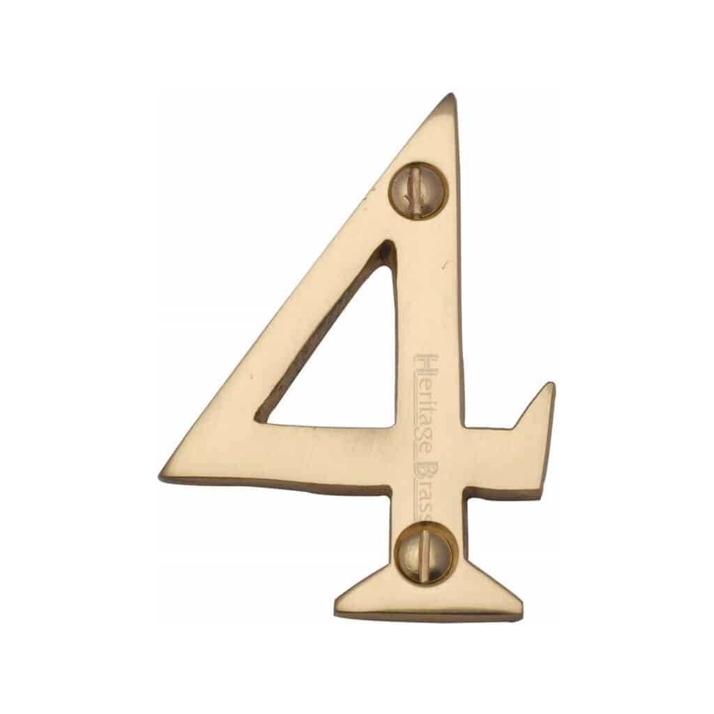 Heritage Brass Numeral 8 Face Fix 51mm (2") Polished Chrome finish 1