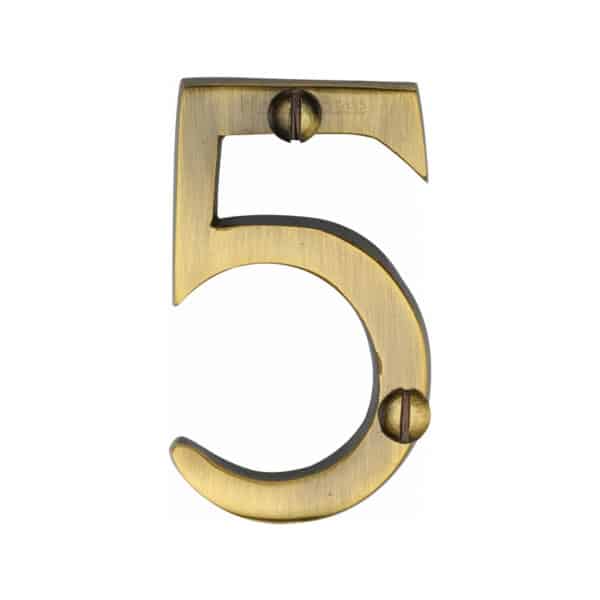 Heritage Brass Numeral 9 Face Fix 51mm (2") Matt Bronze finish 1