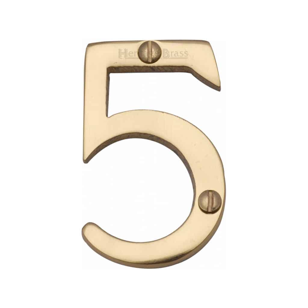 Heritage Brass Numeral 9 Face Fix 51mm (2") Polished Chrome finish 1