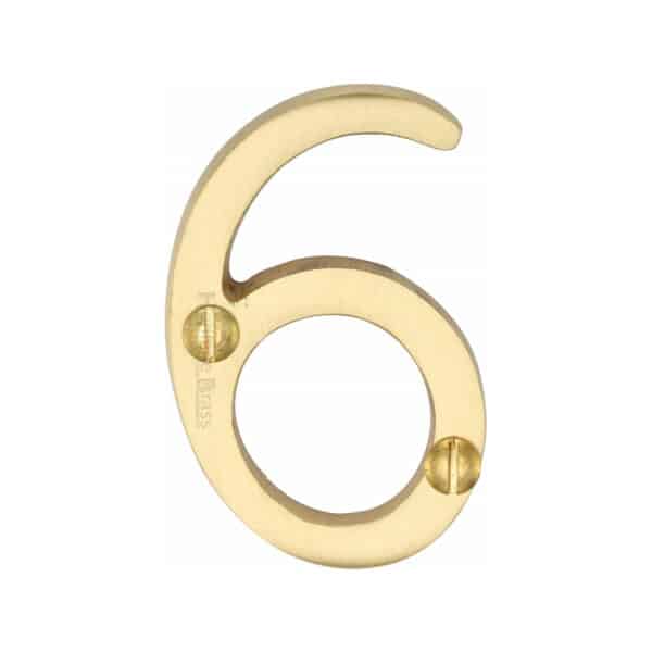 Heritage Brass Numeral 0 Self Adhesive 51mm (2") Satin Chrome finish 1