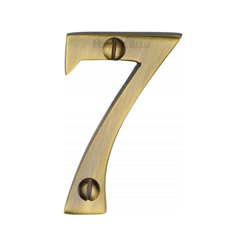 Heritage Brass Numeral 1 Self Adhesive 51mm (2") Matt Bronze finish 1