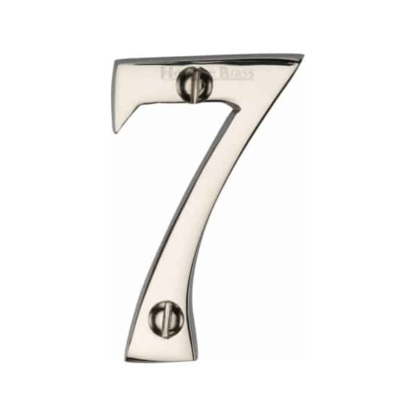 Heritage Brass Numeral 1 Self Adhesive 51mm (2") Satin Brass finish 1