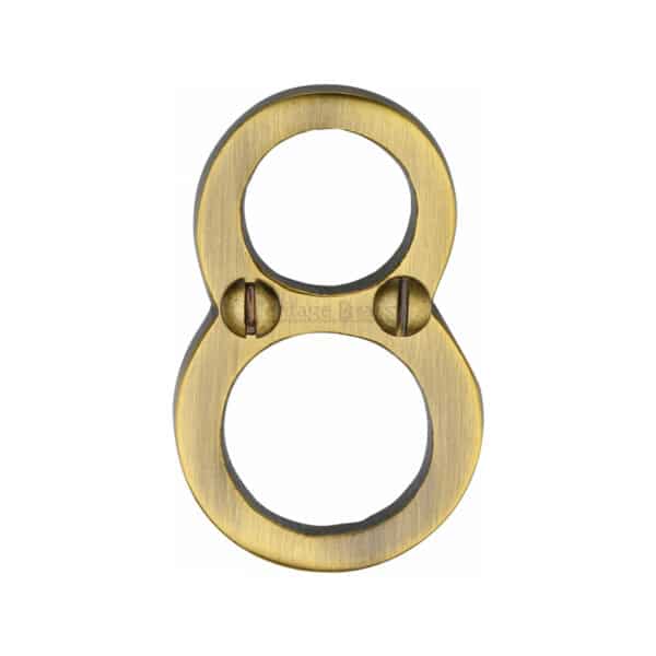 Heritage Brass Numeral 2 Self Adhesive 51mm (2") Matt Bronze finish 1