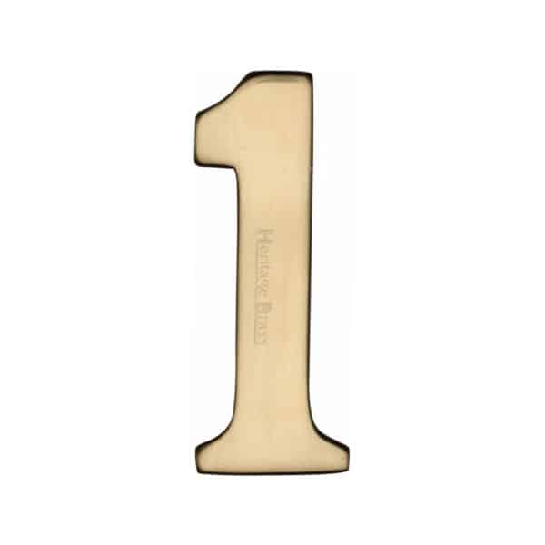 Heritage Brass Numeral 5 Self Adhesive 51mm (2") Polished Chrome finish 1