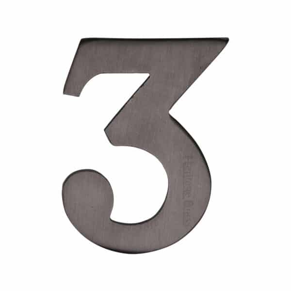 Heritage Brass Numeral 7 Self Adhesive 51mm (2") Polished Brass finish 1