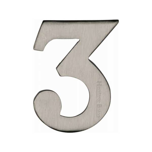 Heritage Brass Numeral 8 Self Adhesive 51mm (2") Antique Brass finish 1