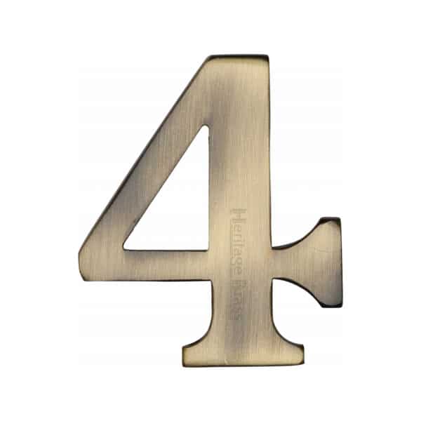 Heritage Brass Numeral 8 Self Adhesive 51mm (2") Matt Bronze finish 1