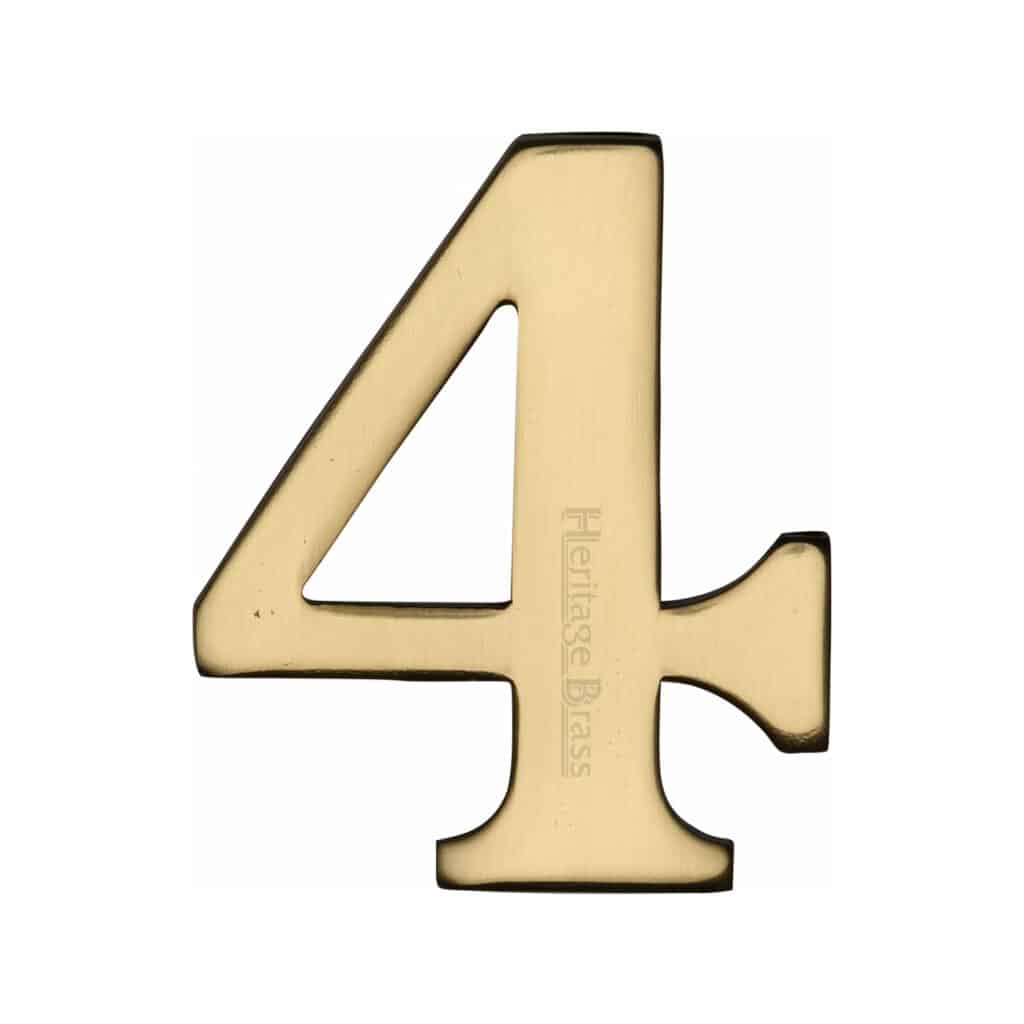 Heritage Brass Numeral 8 Self Adhesive 51mm (2") Polished Chrome finish 1